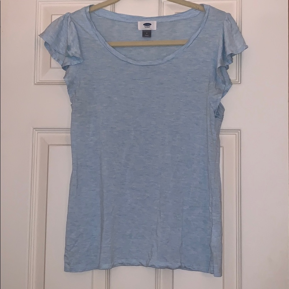 Old Navy baby blue top size medium